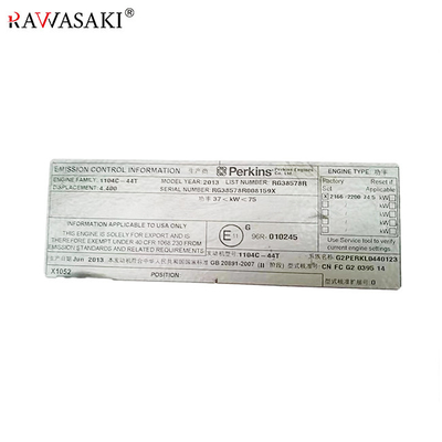 Motor completo diesel original del motor de Assy Per Kins 1104C del motor 1104C-44T para 3054C C4.4 74.5Kw